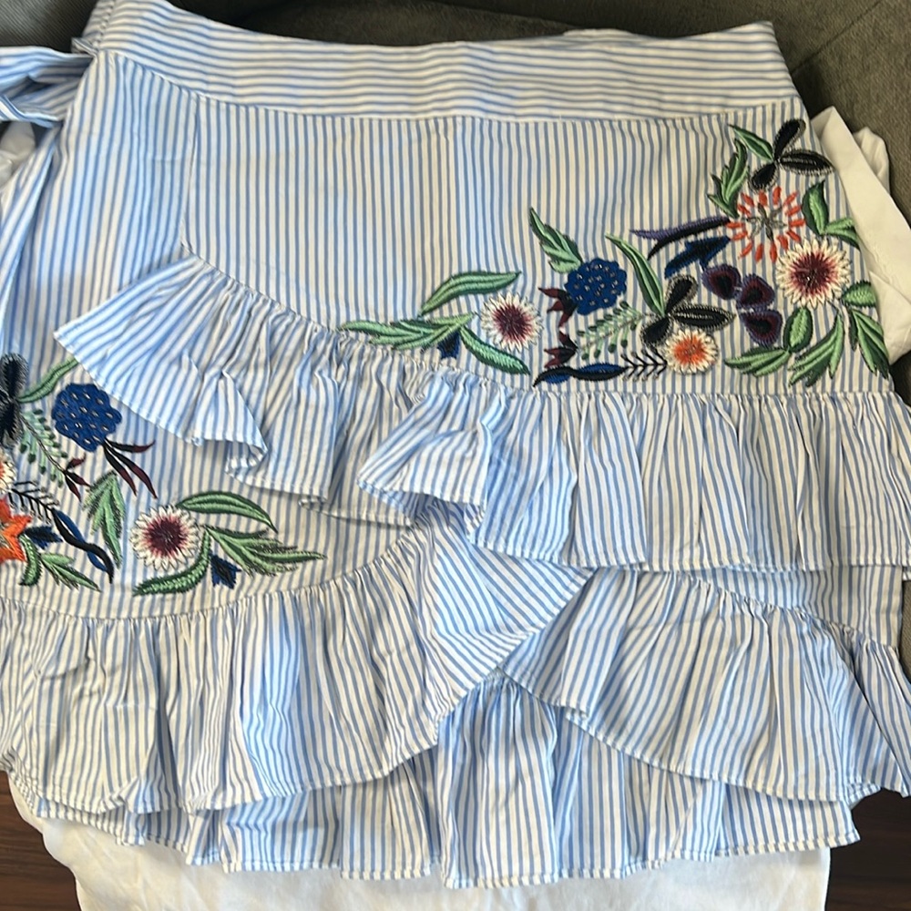 Basic Zara Ruffle Skirt - Picture 1 of 1
